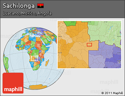 Political Location Map of Sachilonga