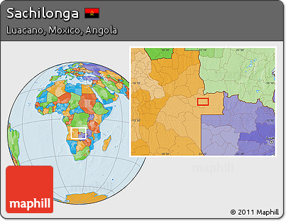 Political Location Map of Sachilonga