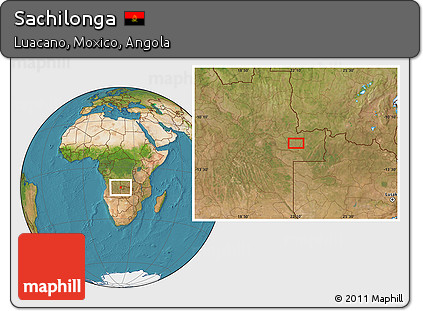 Satellite Location Map of Sachilonga