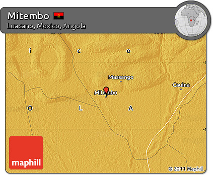 Physical Map of Mitembo
