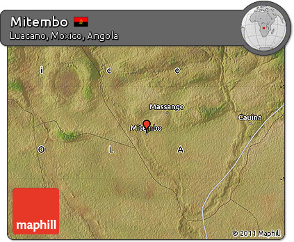 Satellite Map of Mitembo