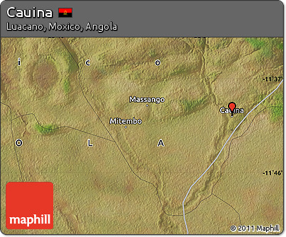 Satellite Map of Cauina