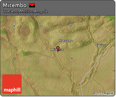 Satellite Map of Mitembo
