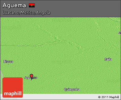 Political Panoramic Map of Aguema