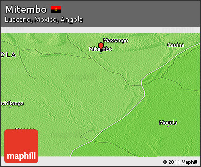 Political Panoramic Map of Mitembo