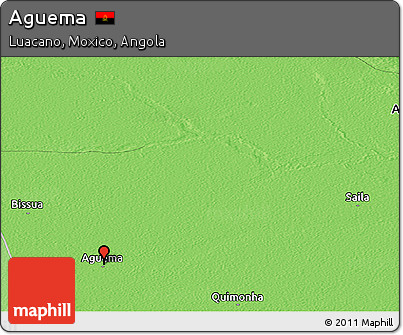 Political Panoramic Map of Aguema