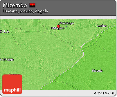 Political Panoramic Map of Mitembo