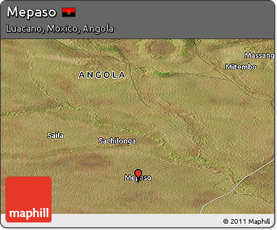 Satellite Panoramic Map of Mepaso