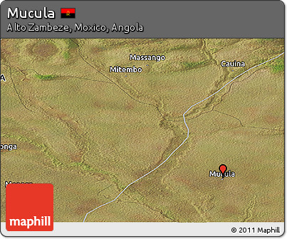 Satellite Panoramic Map of Mucula