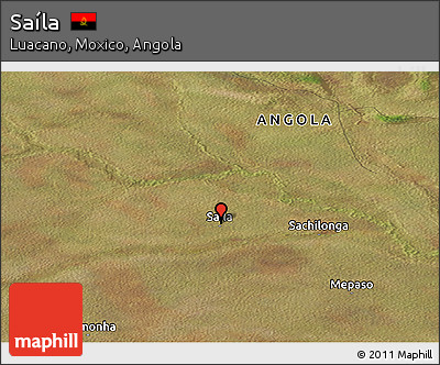 Satellite Panoramic Map of Saíla