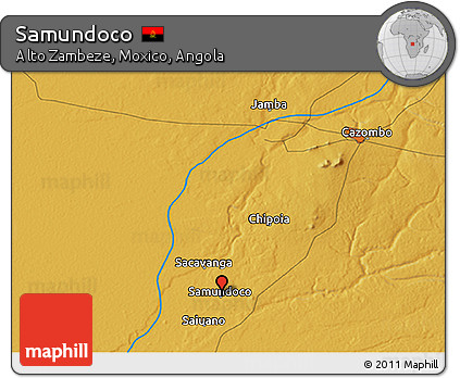 Physical 3D Map of Samundoco
