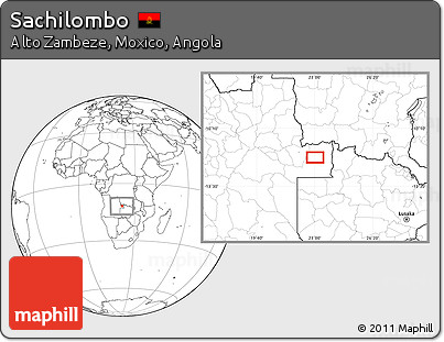 Blank Location Map of Sachilombo
