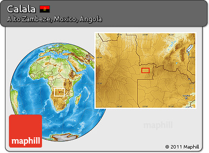 Physical Location Map of Calala