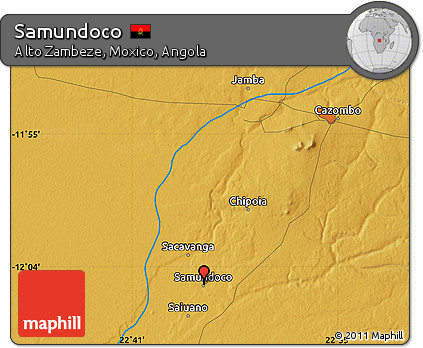 Physical Map of Samundoco