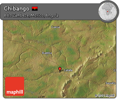 Satellite Map of Chibango