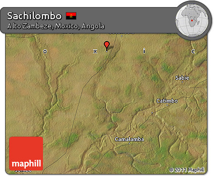 Satellite Map of Sachilombo