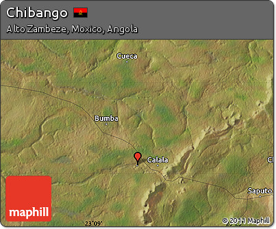 Satellite Map of Chibango