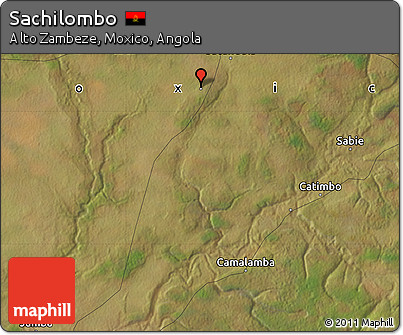 Satellite Map of Sachilombo