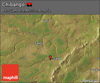 Satellite Map of Chibango