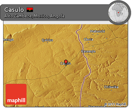 Physical 3D Map of Casulo