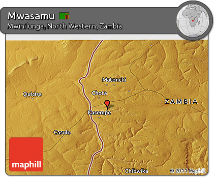 Physical 3D Map of Mwasamu