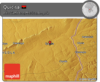 Physical 3D Map of Quicisa