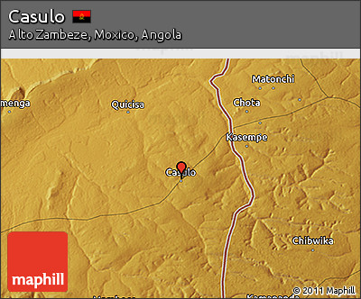 Physical 3D Map of Casulo