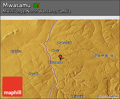 Physical 3D Map of Mwasamu
