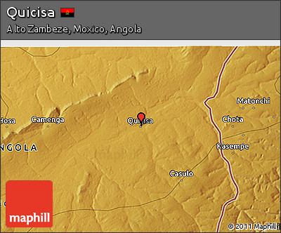 Physical 3D Map of Quicisa