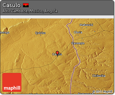 Physical 3D Map of Casulo