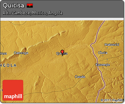 Physical 3D Map of Quicisa