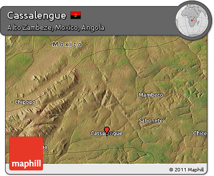 Satellite 3D Map of Cassalengue