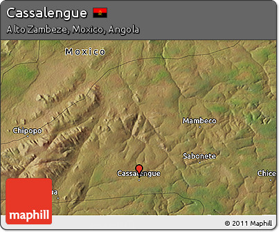Satellite 3D Map of Cassalengue