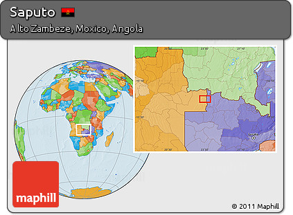 Political Location Map of Saputo