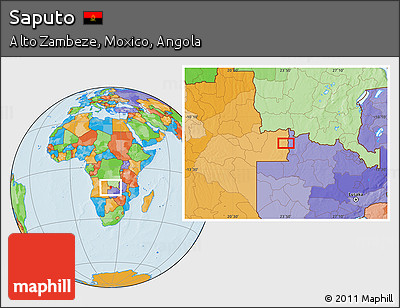 Political Location Map of Saputo