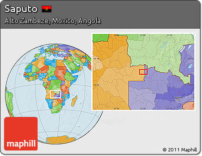 Political Location Map of Saputo