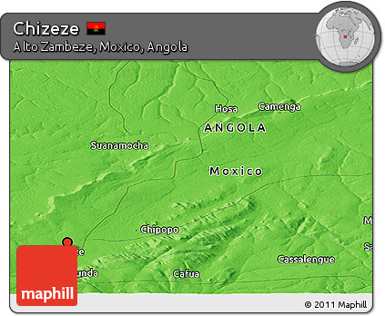 Political Panoramic Map of Chizeze