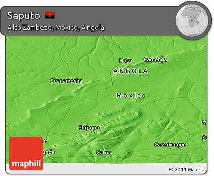 Political Panoramic Map of Saputo