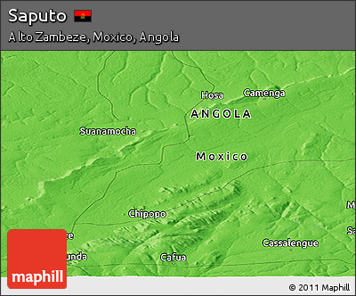 Political Panoramic Map of Saputo