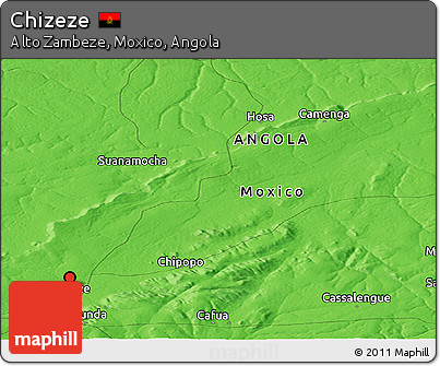 Political Panoramic Map of Chizeze