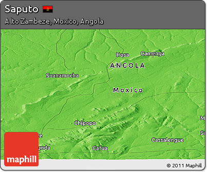 Political Panoramic Map of Saputo