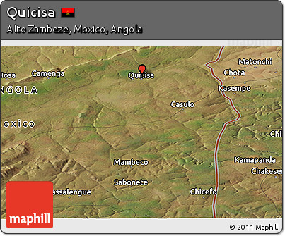 Satellite Panoramic Map of Quicisa