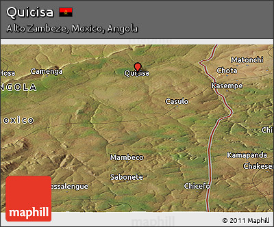 Satellite Panoramic Map of Quicisa