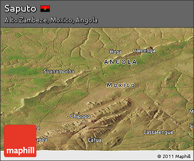 Satellite Panoramic Map of Saputo