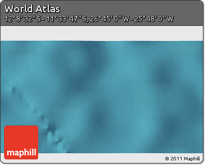 Satellite 3D Map of the Area around 11° 51' 9" S, 26° 16' 29" W