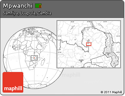 Blank Location Map of Mpwanchi