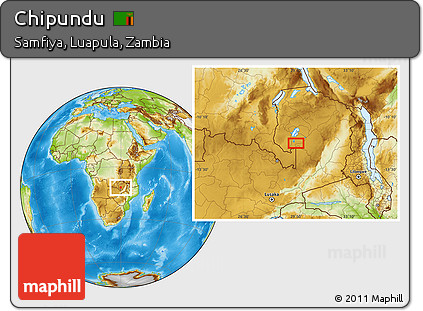 Physical Location Map of Chipundu