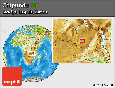 Physical Location Map of Chipundu