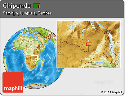 Physical Location Map of Chipundu