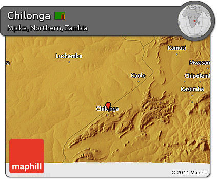 Physical 3D Map of Chilonga